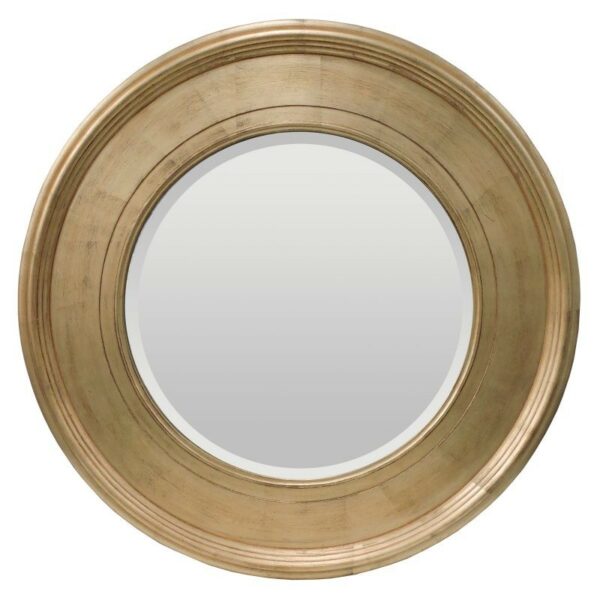 Casey  Round Mirror Gold