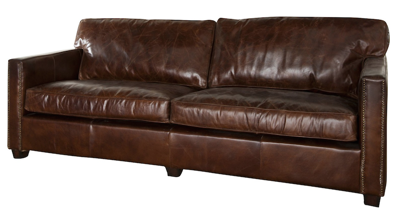 Madison 3 Seater Leather Sofa