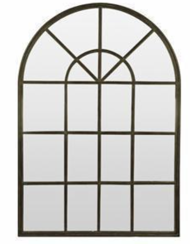 Large Iron Arch Mirror
