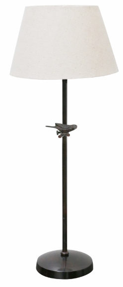 Bird Stem Lamp Bronze