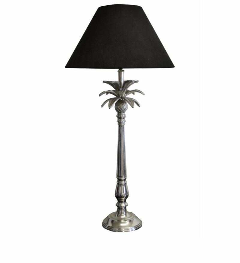 Pineapple Lamp Pewter Style Set 2