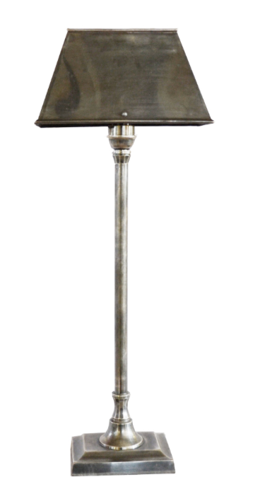 Soho Pewter Metal Lamp