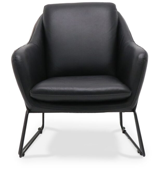 Workshop Chair Black Leather