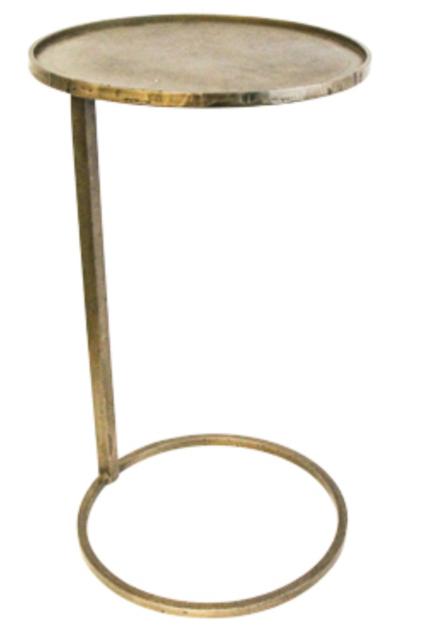 Circle Side Table Brass