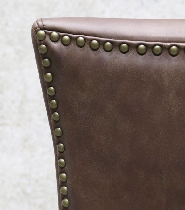 Crane Barstool Brown Leather