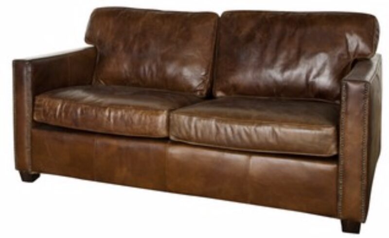 Madison 2 Seater Sofa Russet Leather