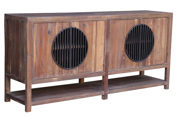 Tomo Reclaimed Pine and Iron Sideboard
