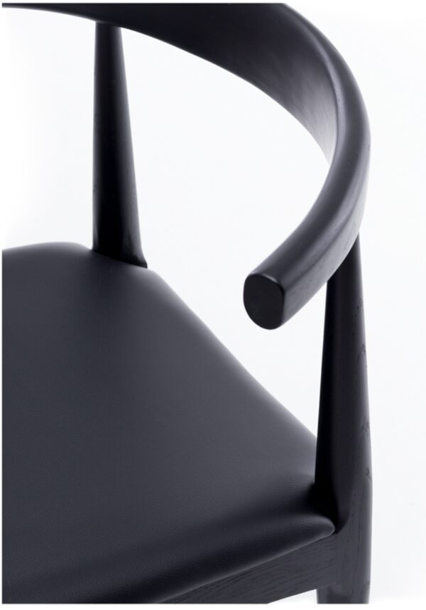 Elbow Dining Chair Black