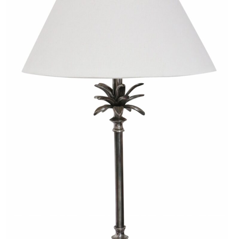 Pewter Style Pineapple Lamp