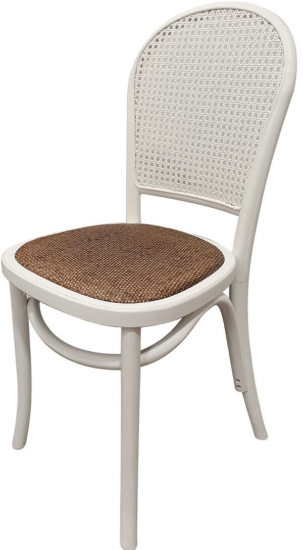 Mylo Rattan Dining Chair White