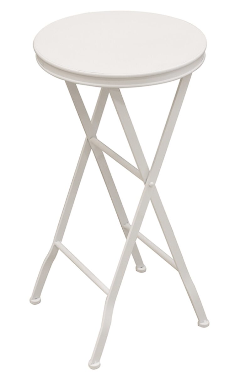 Lulu Metal Side Table White