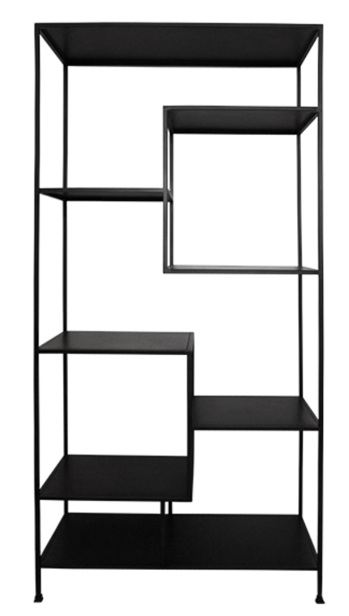 Staggered Iron Shelves Tall