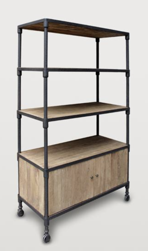 Gustav Shelves with Lower Cupboards