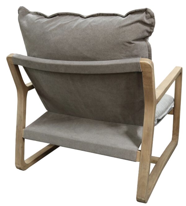Acer Oak Lounge Chair Grey