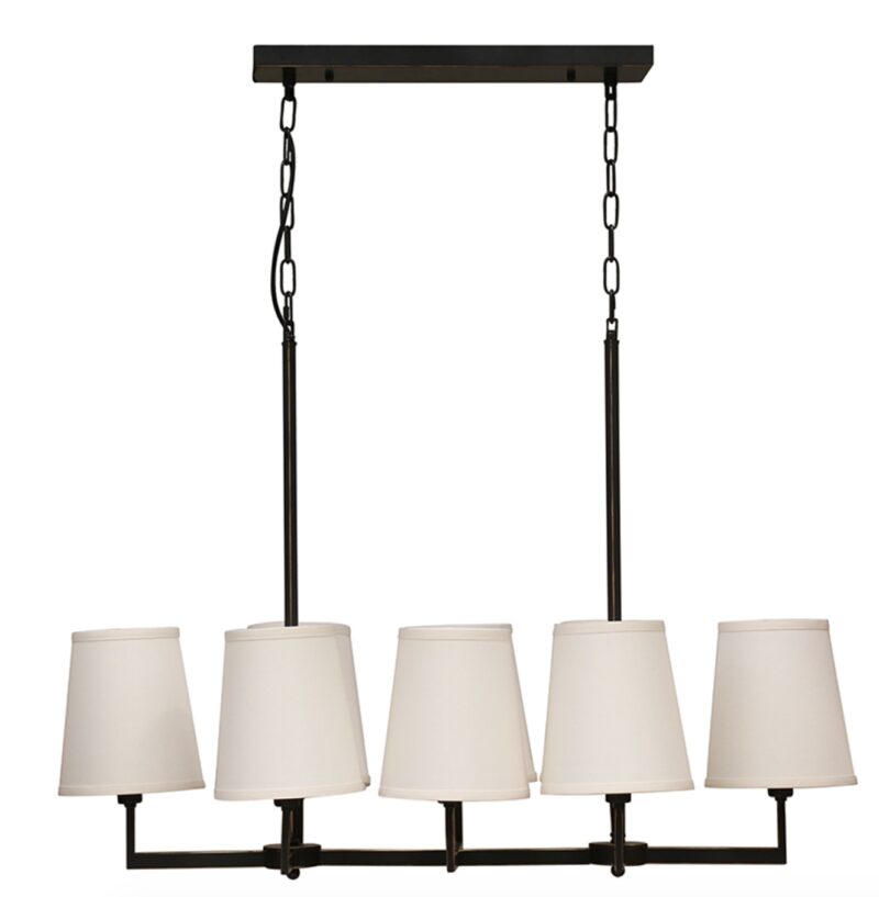 Milano Suspended 8 Light Chandelier With Shades