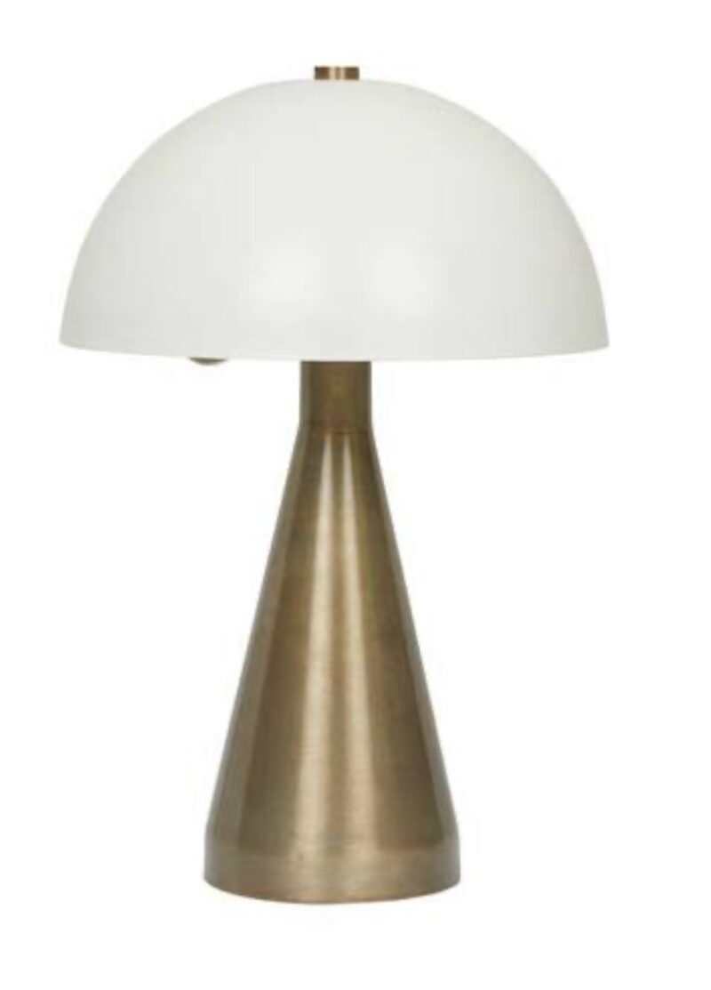 Easton Lamp White & Brass