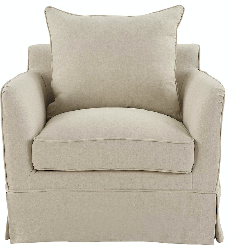 Noosa Slip Cover Arm Chair Natural