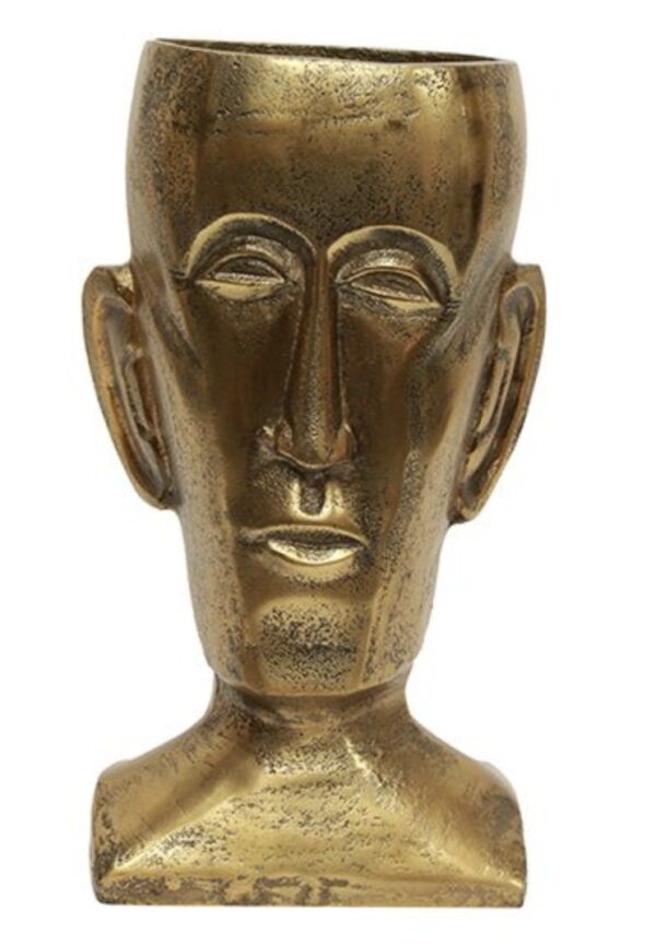 Gold Head Vase