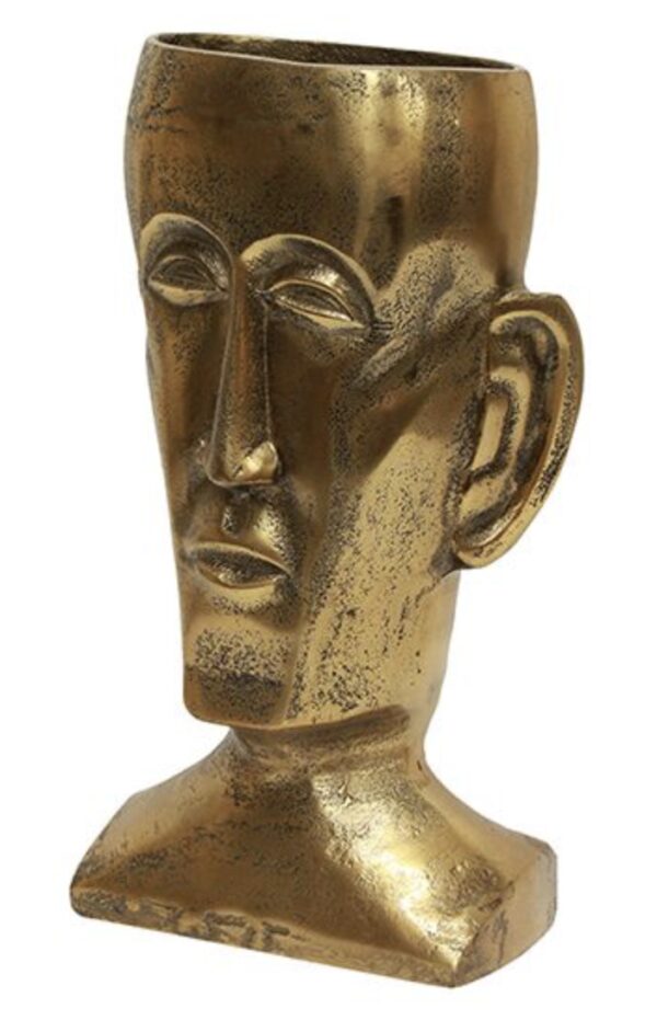 Gold Head Vase