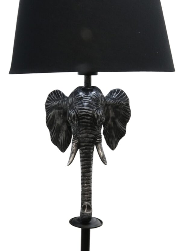 Elephant Floor Lamp Black