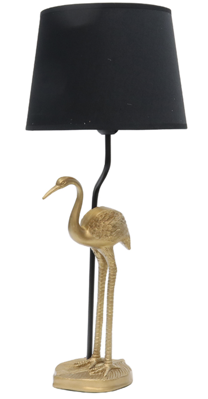 Golden Crane Lamp
