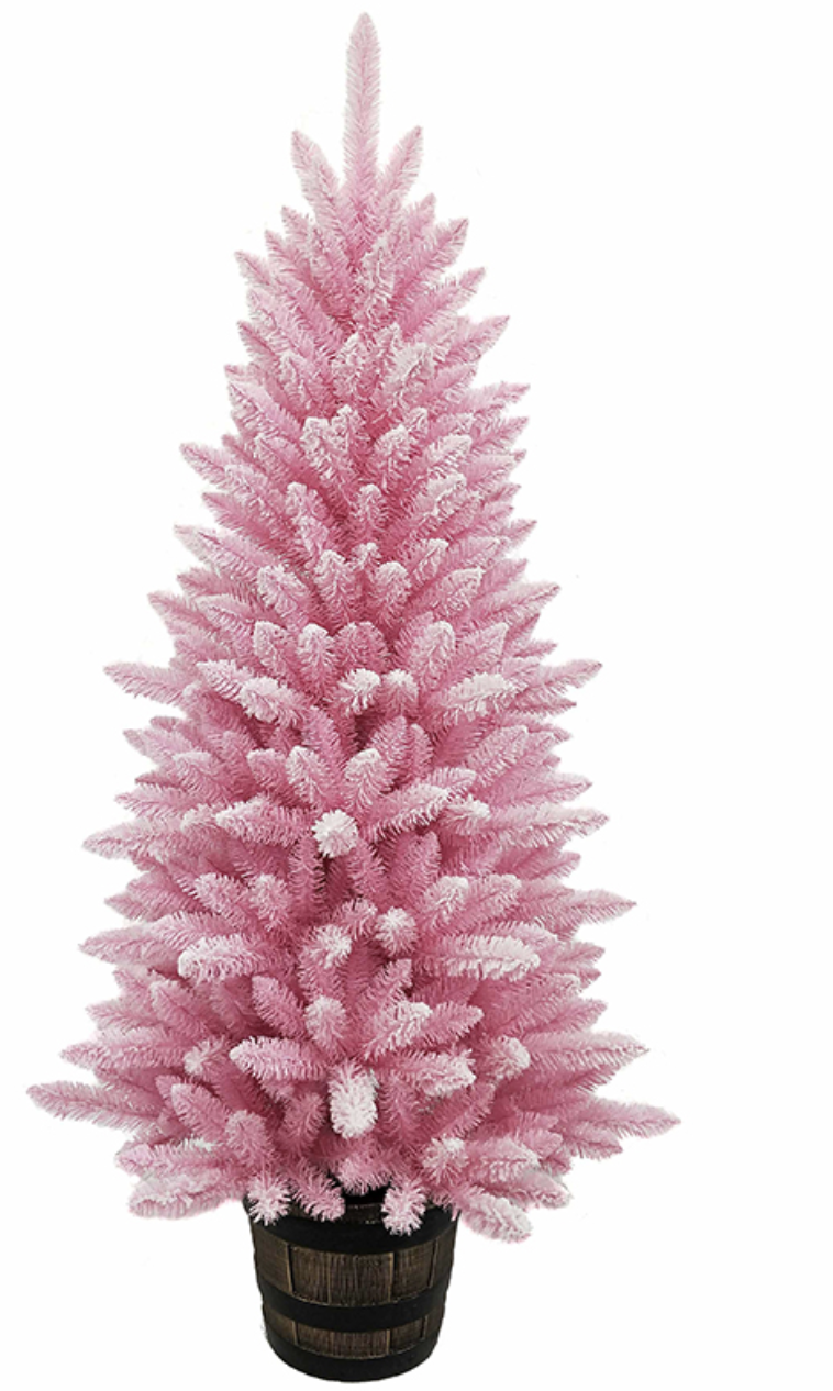Potted Xmas Tree Pink