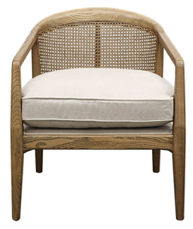 Newport Fabric Arm Chair Natural