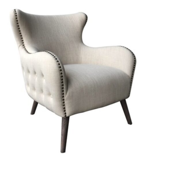Zara Buttoned Arm Chair