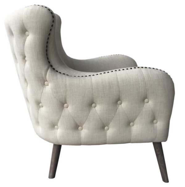 Zara Buttoned Arm Chair