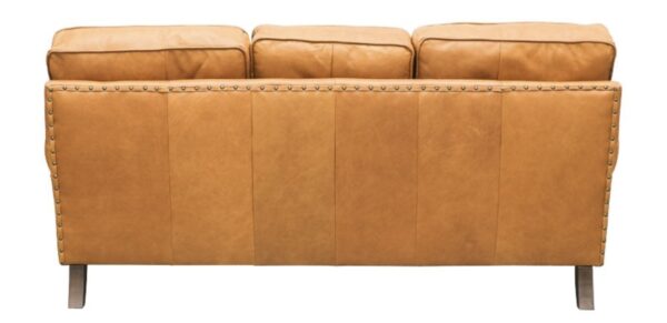 Brunswick 3 Seater Sofa Chestnut  Leather