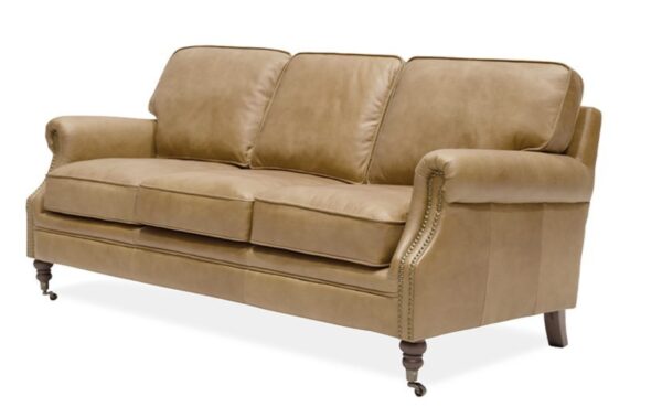 Brunswick 3 Seater Sofa Camel Leather