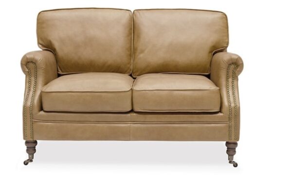 Brunswick 2 Seater Sofa Camel Leather