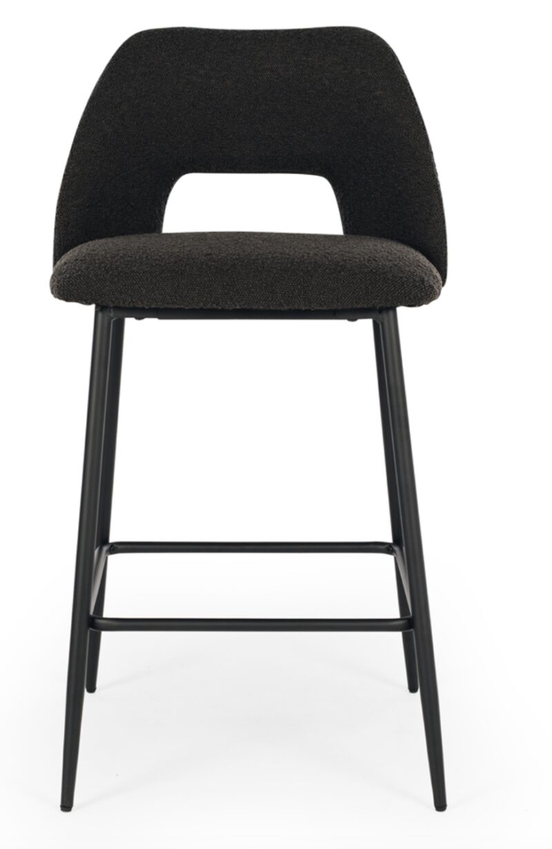 Cindy Barstool Boucle Anthracite