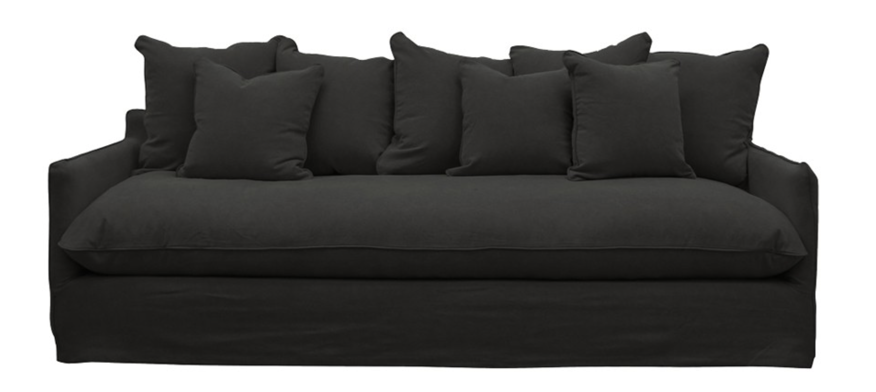 Lotus Slip Cover Sofa Carbon - IDO Interior Design Online
