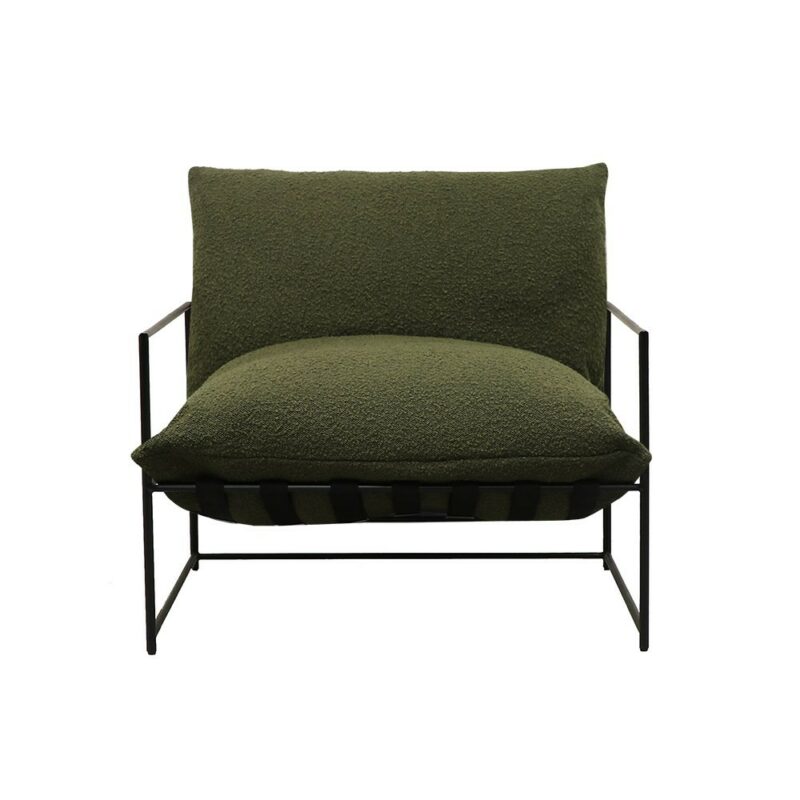 4925 Lauro Club Chair Large Boucle Green