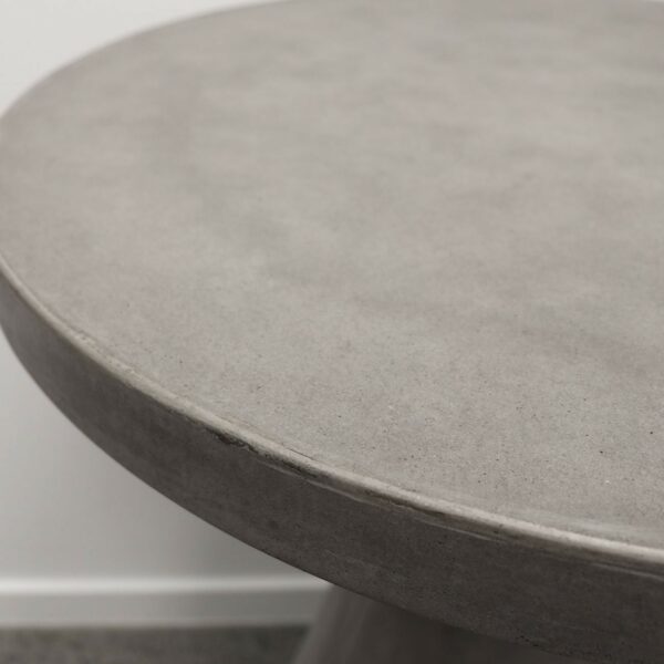 11560 Corfu Concrete Pedestal Table Grey Closeup2